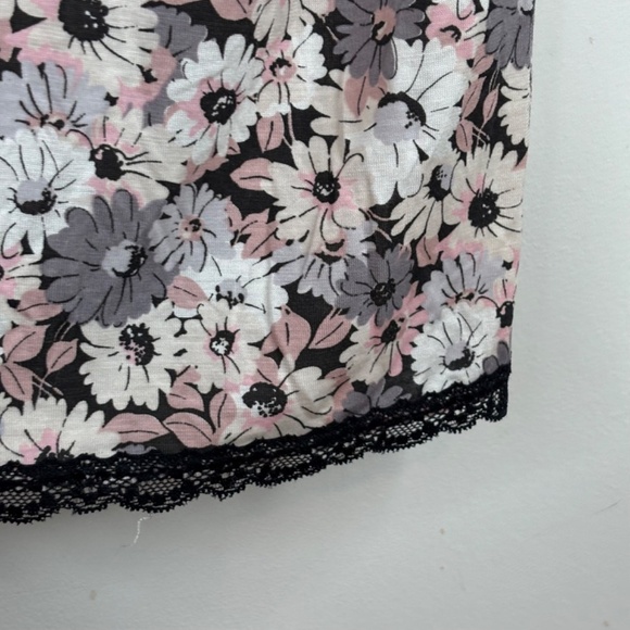 VTG Y2K Victorias Secret Lace Babydoll Tank Top M Floral 90s Fairy Whimsigoth - Picture 3 of 10